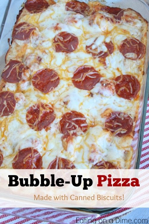 Bubble Up Pizza Recipe - The Easiest Homemade pizza!