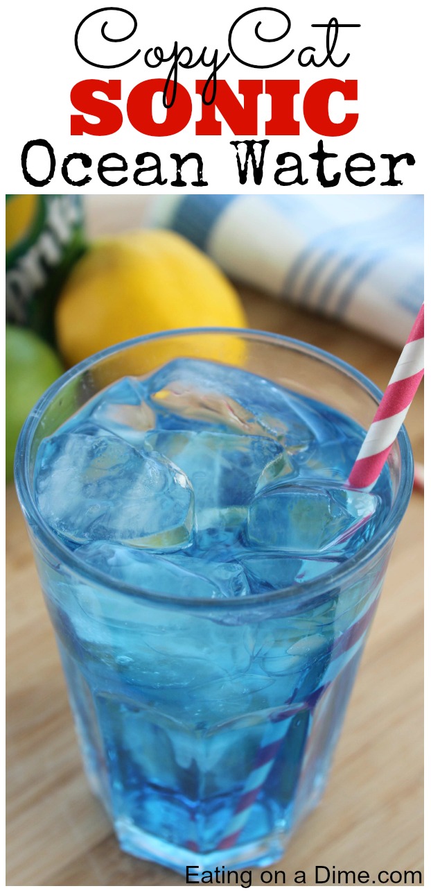Does your family love the Ocean Water drink from Sonic like my family? We do! this copy cat Sonic Ocean water recipe is so easy to make at home!