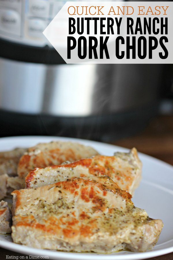 Instant Pot Boneless Pork Chops Recipe - Eating on a Dime