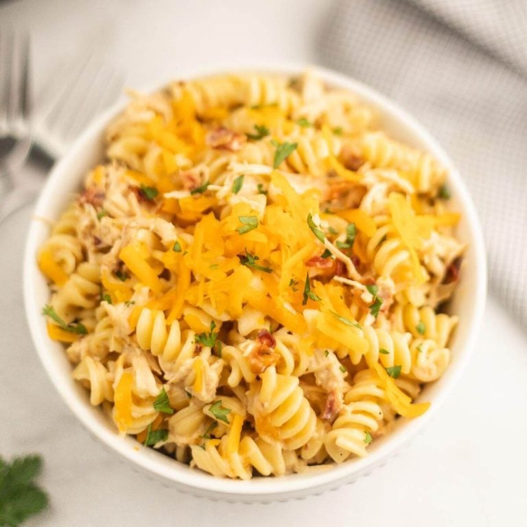 Crock Pot Chicken Bacon Ranch Pasta Recipe