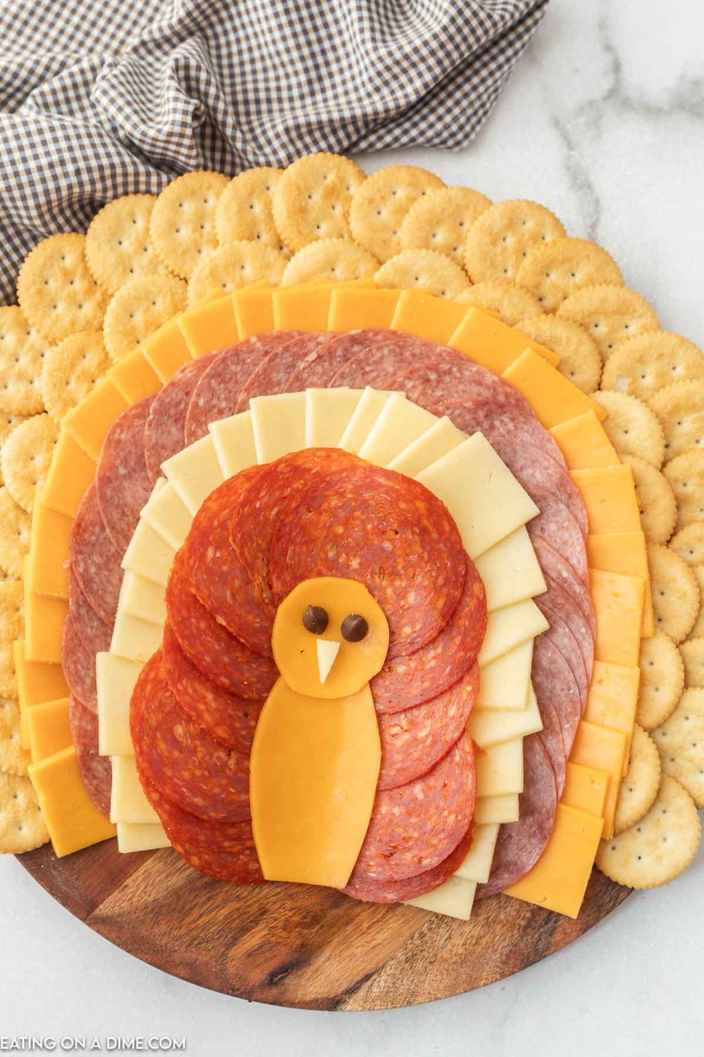 Thanksgiving Turkey Charcuterie Board Eating On A Dime