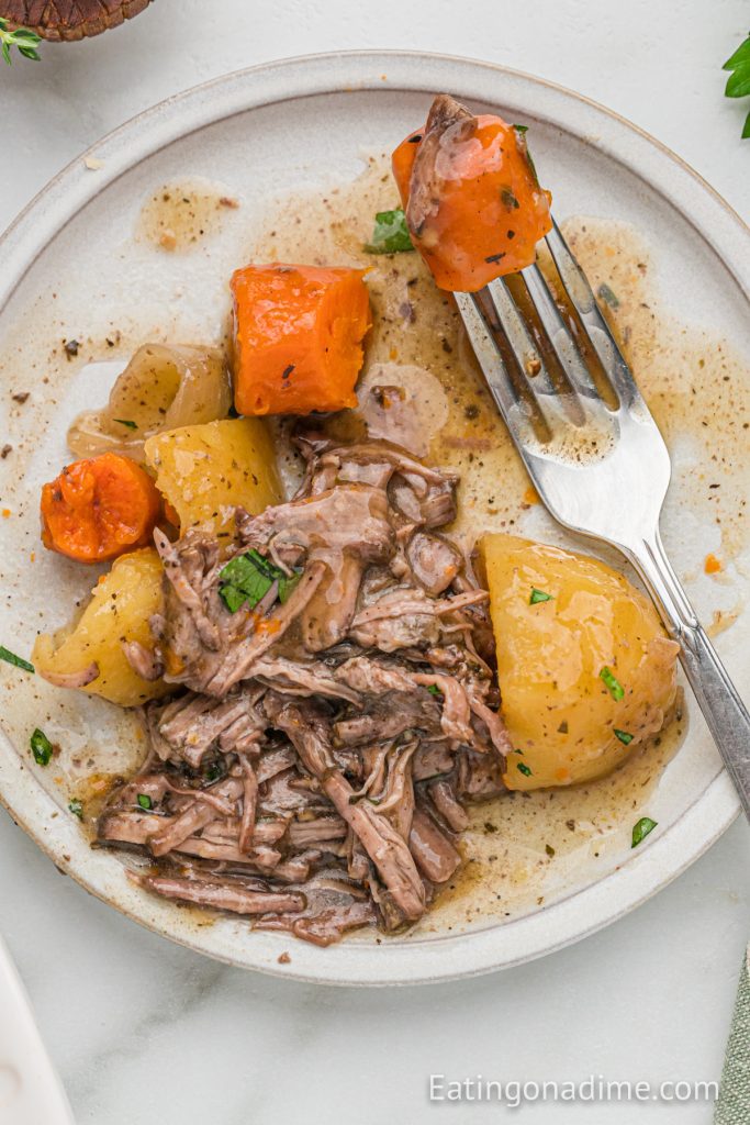 Slow Cooker Red Wine Pot Roast Recipe Eating On A Dime