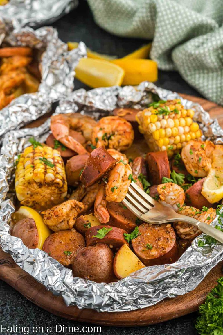 Shrimp Boil Foil Pack Eating On A Dime