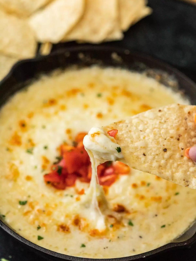 Queso Fundido Easy Cheese Dip Eating On A Dime