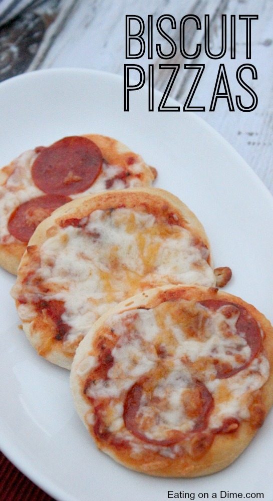 biscuit pizza recipe – make pizzas with canned biscuits!