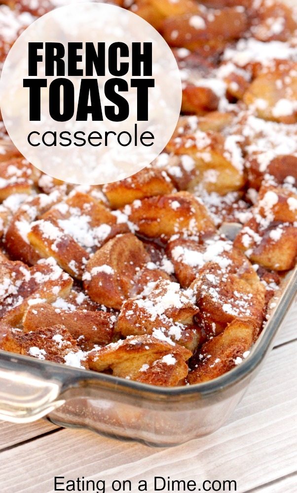 overnight french toast casserole recipe