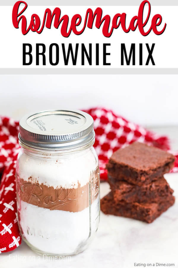 How To Make Brownie Mix Homemade Brownie Mix Recipe