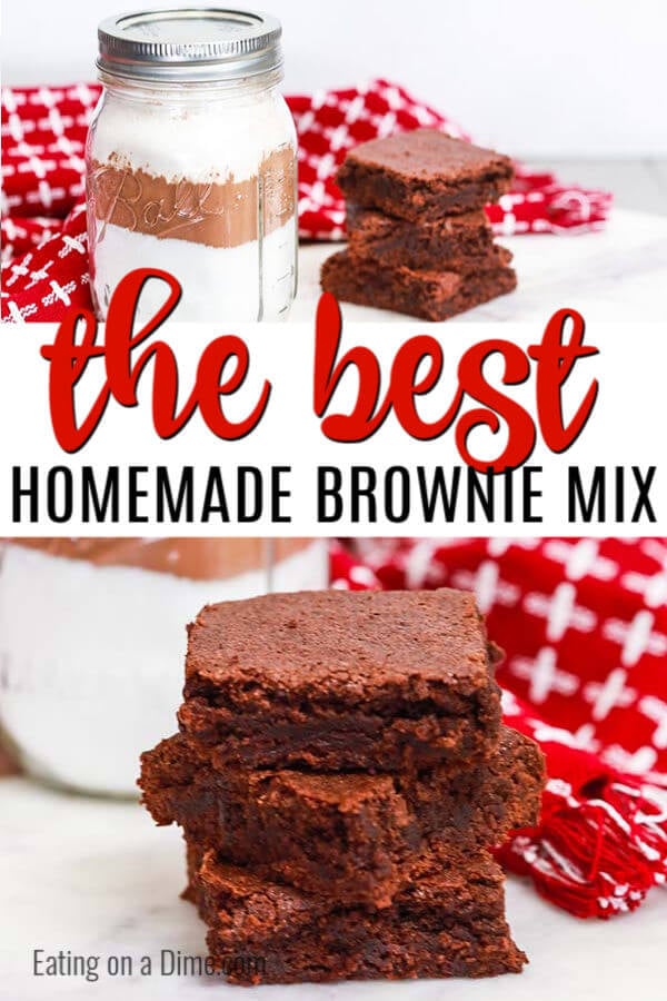 How to Make Brownie Mix - Homemade Brownie Mix Recipe