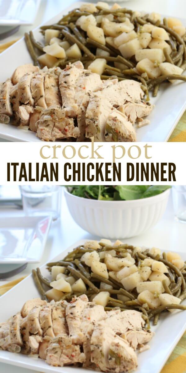 Crockpot Italian Chicken Dinner