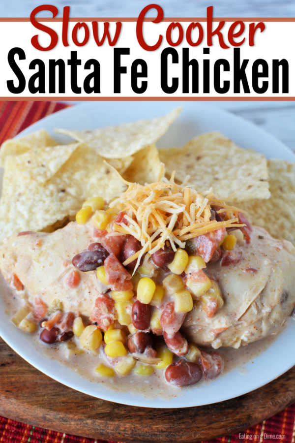 Crock Pot Santa fe Chicken Recipe - Crock Pot Southwest Chicken Recipe