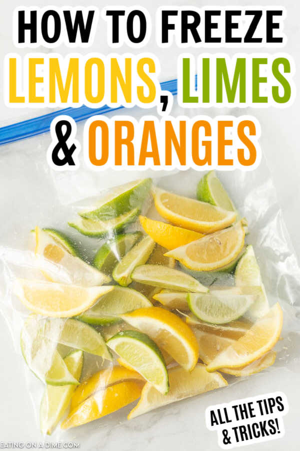 How To Freeze Lemons Learn How To Freeze Lemons Limes And Oranges