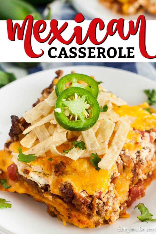 Easy Mexican Casserole Recipes With Ground Beef - Beef Poster
