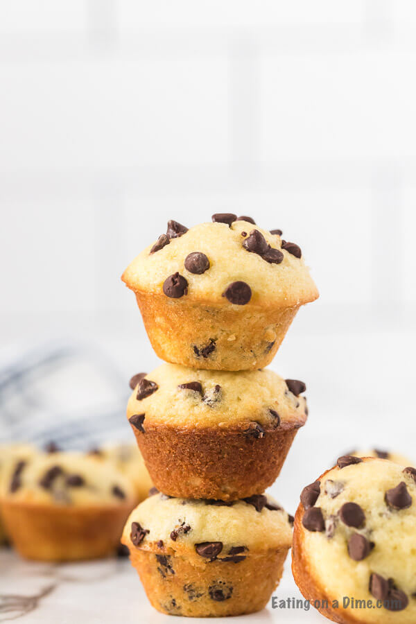 Chocolate chip mini muffins recipe - easy mini muffins recipe