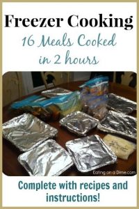 Freezer Cooking Recipes - Freezer Meal Ideas - Eating on a Dime