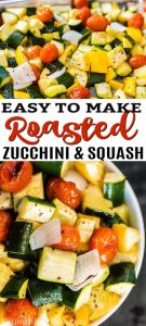 Roasted Zucchini and Squash Recipe - Ready in 15 minutes!
