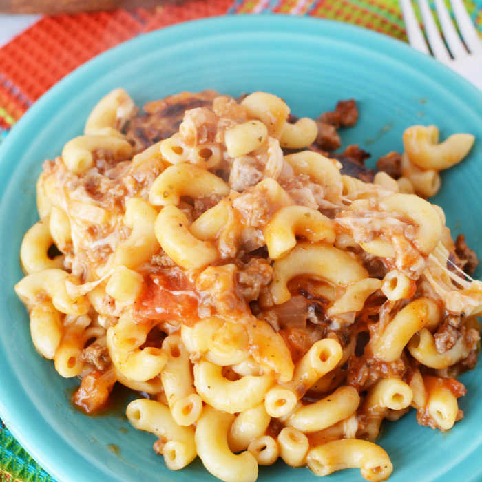 Italian Sausage macaroni and cheese casserole recipe - Quick and Simple!