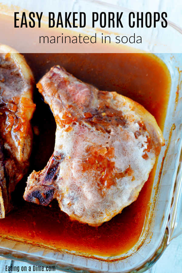  El adobo de coca-Cola es la receta de Chuletas de cerdo al Horno más deliciosa y fácil. Las chuletas de cerdo fáciles de hornear son tiernas y sabrosas. Esta comida seguro que impresionará. 