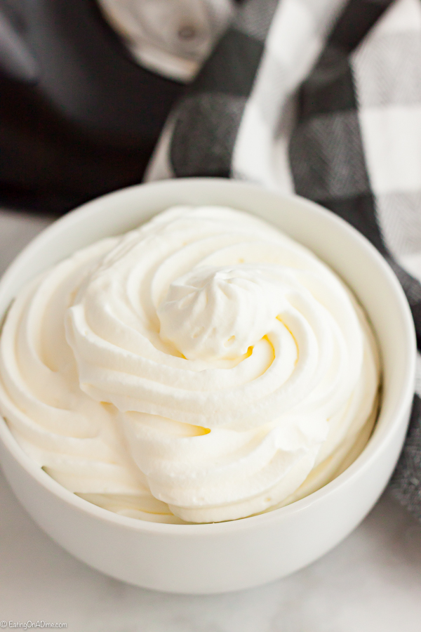 Homemade Whipped Cream - Buttered Side Up