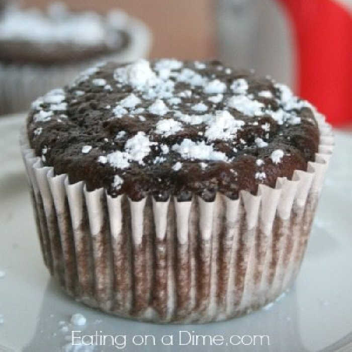 Skinny Chocolate Cupcakes (only 80 Calories Each!) - Eating On A Dime