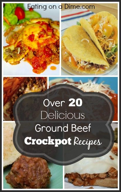 Over 20 ground beef crockpot recipes