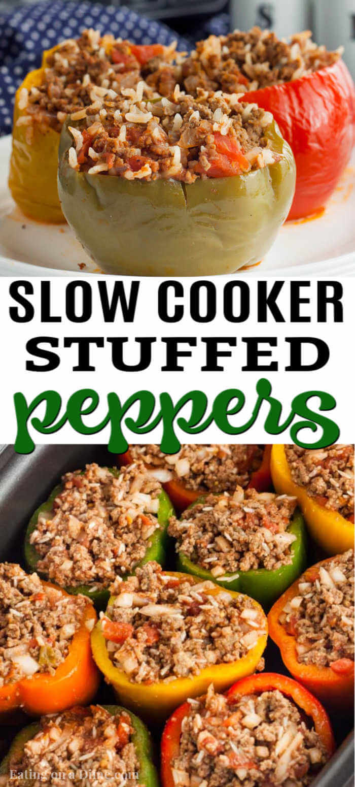 Crock Pot Stuffed Peppers Recipe - stuffed peppers crock pot recipe