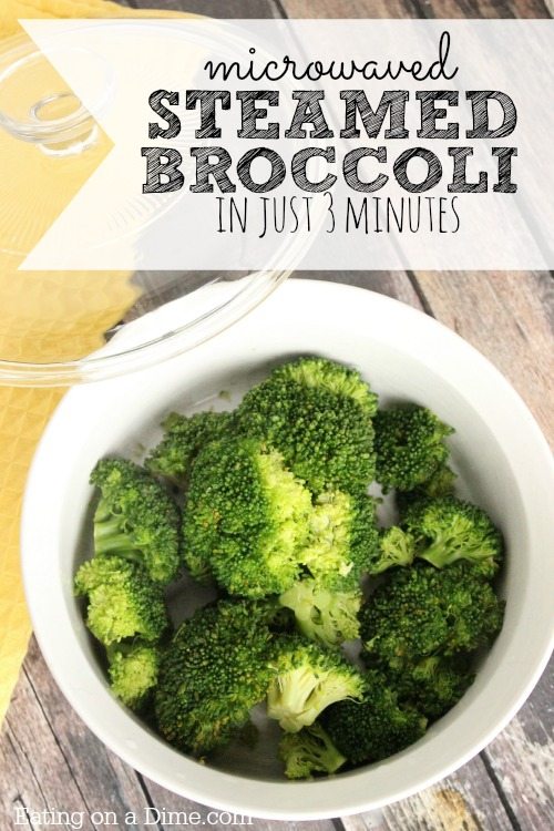 how to steam broccoli in the microwave