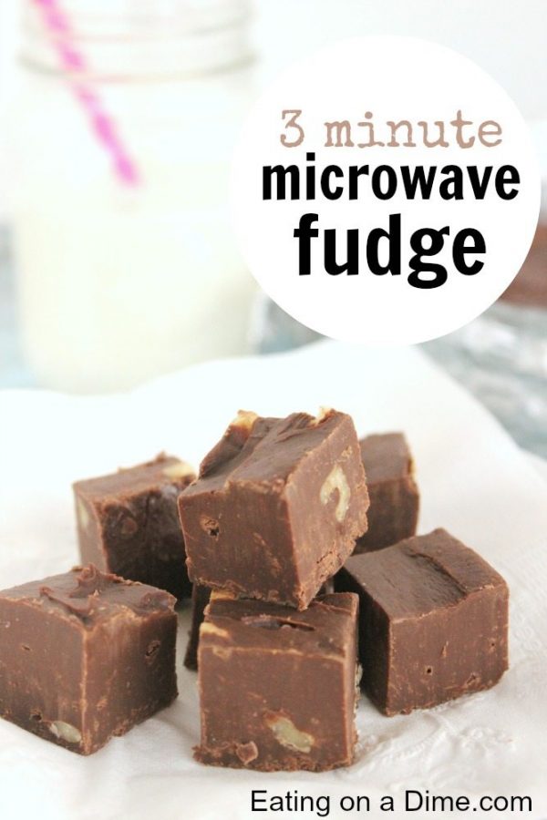 Best Microwave Fudge Recipe - Easy 3 Ingredient Fudge
