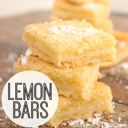 Lemon Squares - Easy Lemon Bars Recipe - Lemon Square recipe