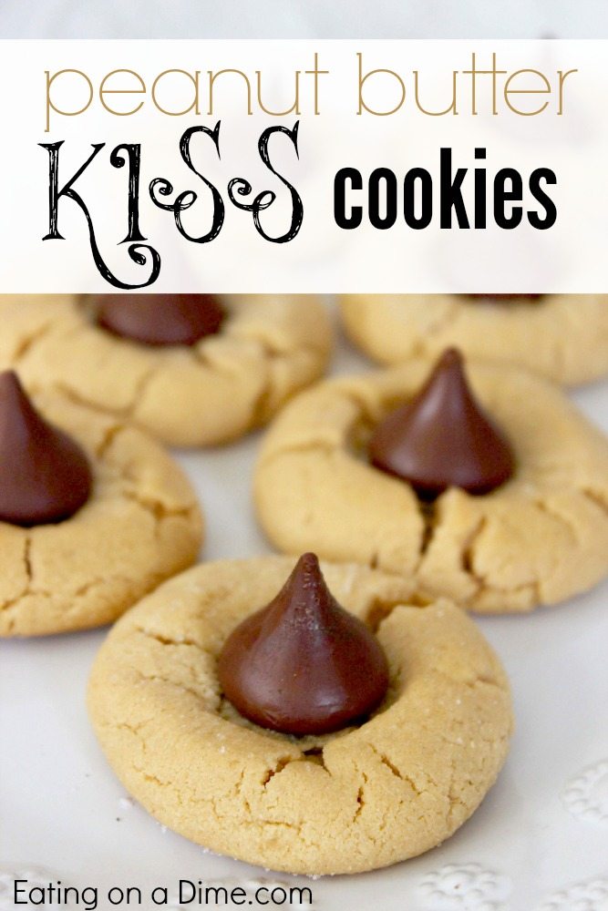 Peanut butter kiss cookies recipe
