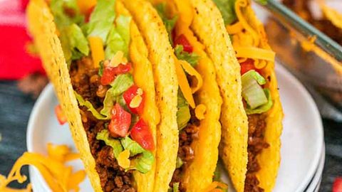 Oven baked tacos - quick and easy oven tacos recipe