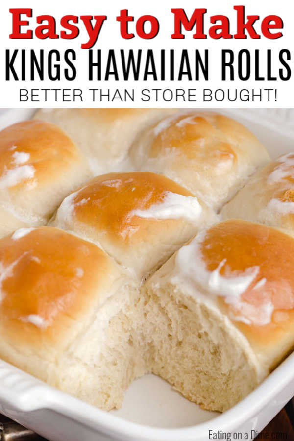 Kings Hawaiian Rolls Recipe - homemade hawaiian rolls