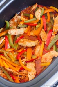 Crockpot Chicken Fajitas Recipe - Only 4 Ingredients!