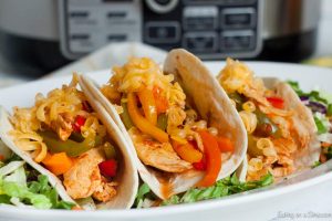 Crockpot Chicken Fajitas Recipe - Only 4 Ingredients!