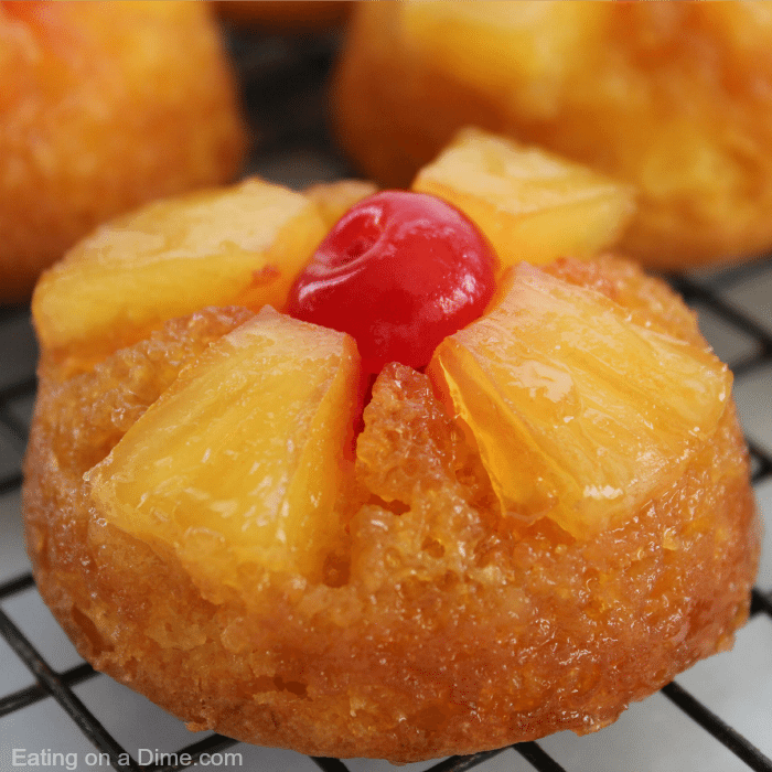 Pineapple Upside Down Cupcakes Eating On A Dime