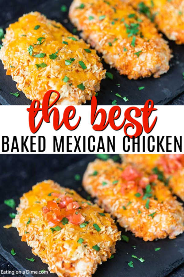 Baked Mexican Chicken - Easy Mexican Chicken Bake