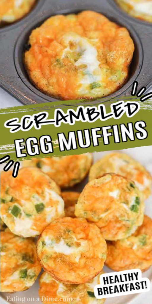 Scrambled egg muffins - easy scrambled egg muffins