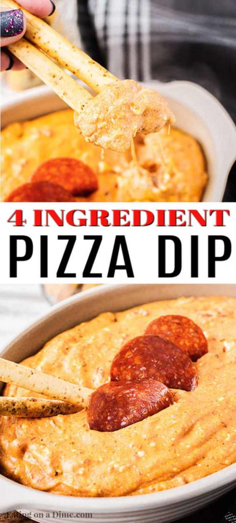 Eating on a Dime - Pepperoni Pizza Dip