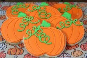 Pumpkin Sugar Cookies - Eating on a Dime