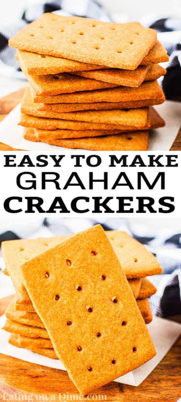 Homemade Graham Crackers - Eating On A Dime - Easy Graham Crackers