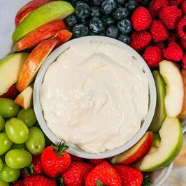 The Best 2 Ingredient Fruit Dip Recipe - Eating on a Dime