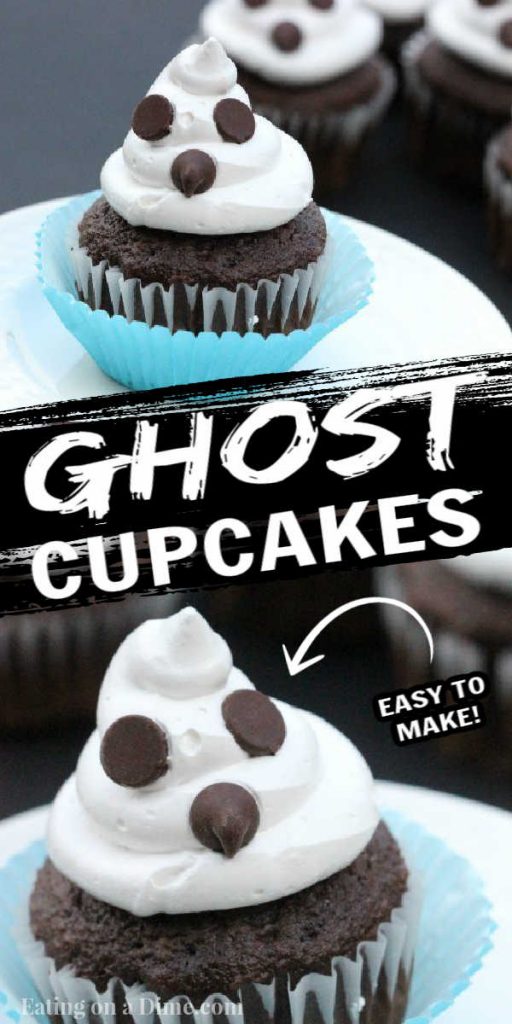 How To Make Ghost Cupcakes - Halloween Ghost Cupcakes