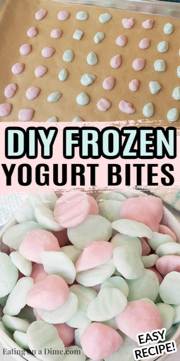 Easy frozen yogurt bites - homemade baby yogurt bites