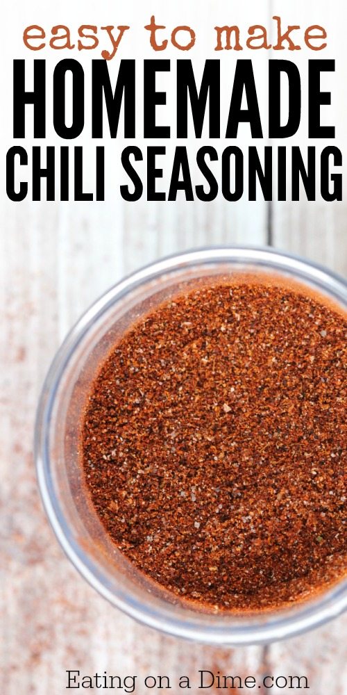 Homemade chili seasoning - chili seasoning mix recipe