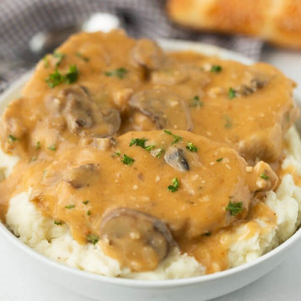 smothered pork chops crock pot