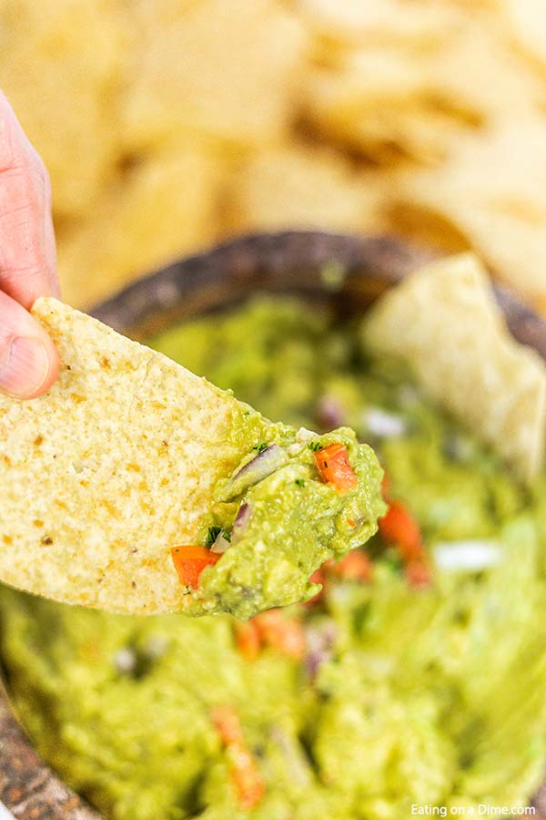 Very Simple Guacamole Recipe - Eating on a Dime