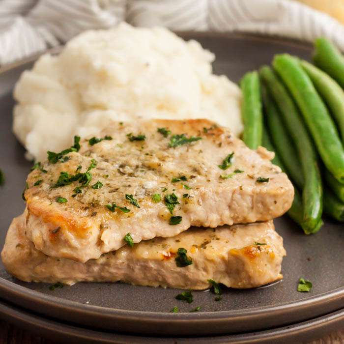 Slow Cooker Butter Ranch Pork Chops • Low Carb Nomad