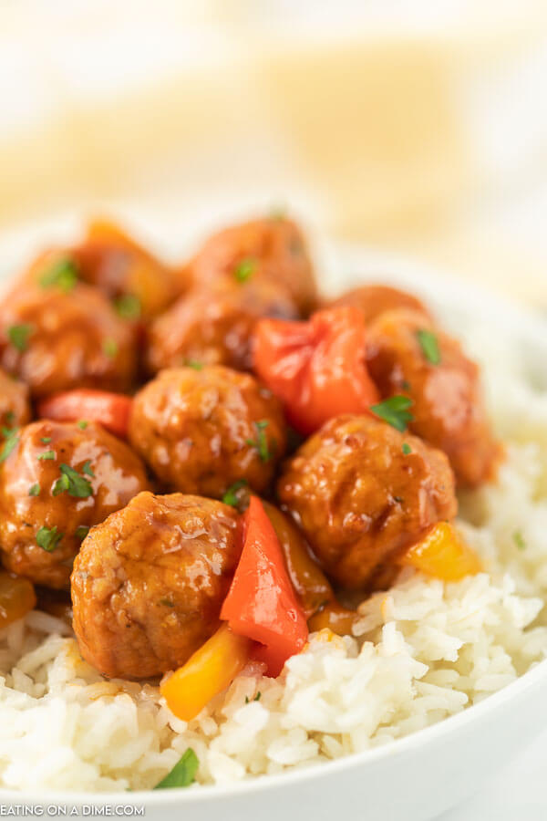 Crock pot Sweet and Sour Meatballs Recipe (and VIDEO)