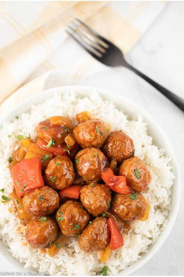 Crock pot Sweet and Sour Meatballs Recipe (and VIDEO)