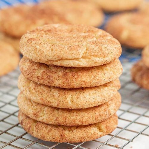 Snickerdoodle cake mix cookies recipe - easy snickerdoodle cookies recipe