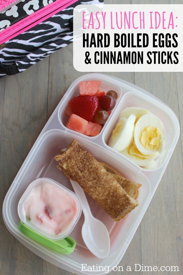 Lunch Ideas for kids - Hard Boiled Eggs with Cinnamon Sticks - Eating ...